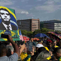 Manifestação pela anistia ocorrida em Brasília no mês de outubro. Imagem referente a matéria