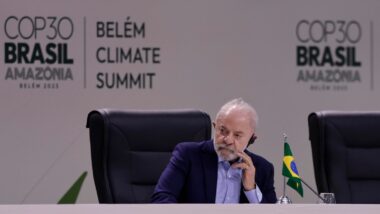 Lula durante a COP 30, em Belém: divisor negativo para o Brasil. Imagem referente a matéria